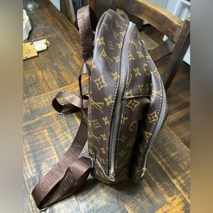 Canvas print backpack